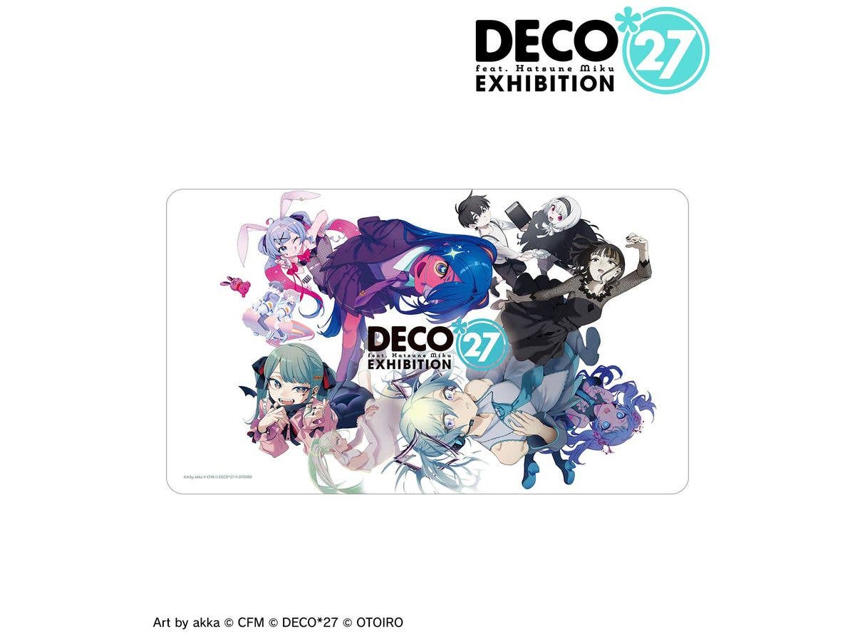 DECO27 feat. Hatsune Miku EXHIBITION Produced by DECO27 / OTOIRO: Key Visual Multi Desk Mat