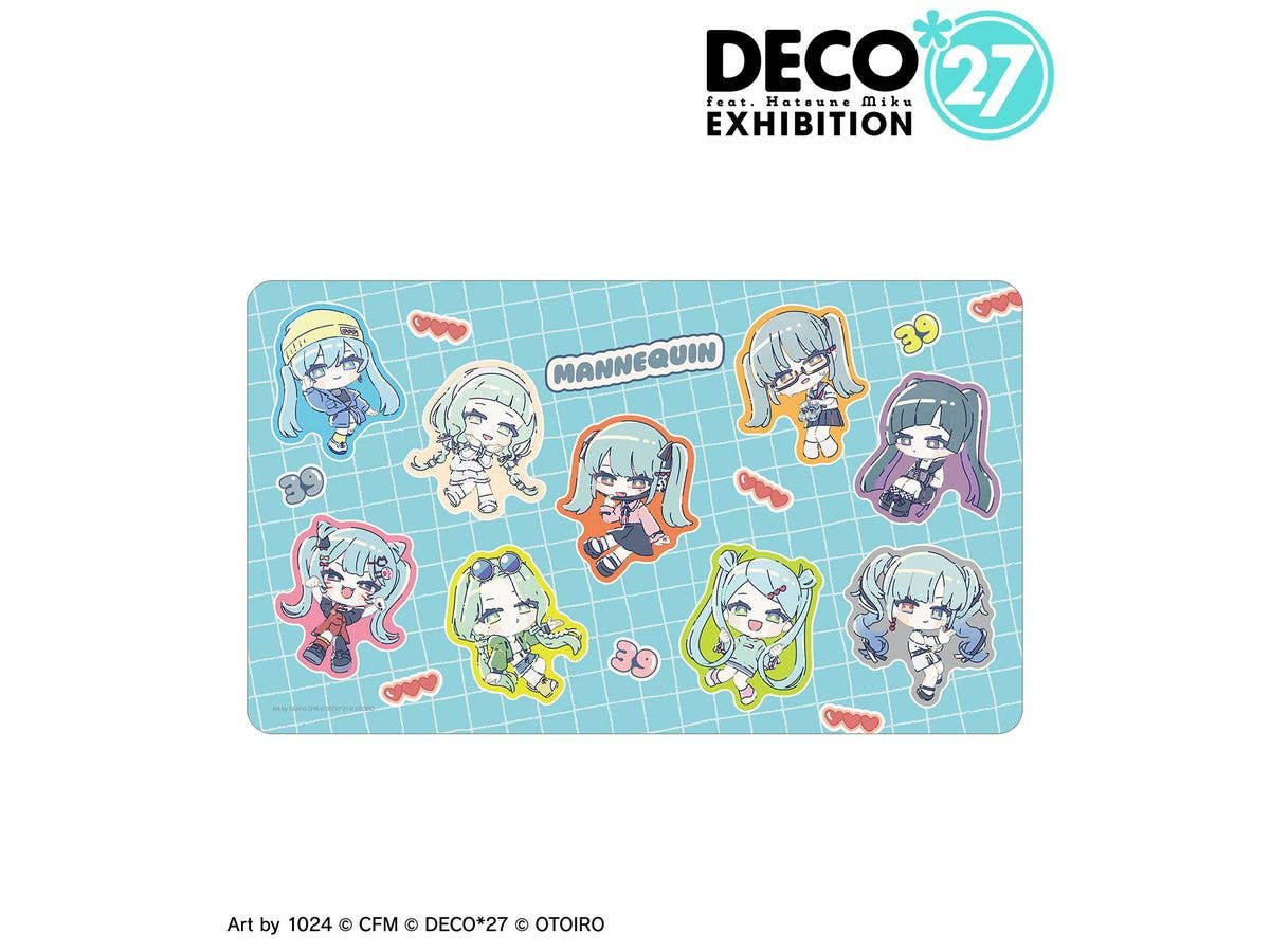 DECO27 feat. Hatsune Miku EXHIBITION Produced by DECO27 / OTOIRO: MANNEQUIN Group Art by 1024 Multi Desk Mat