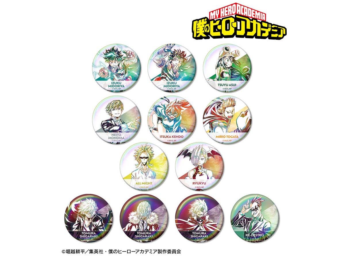 My Hero Academia: Trading Ani-Art 6th Series Aurora Can Badge ver.A 1 Box 12 Pieces