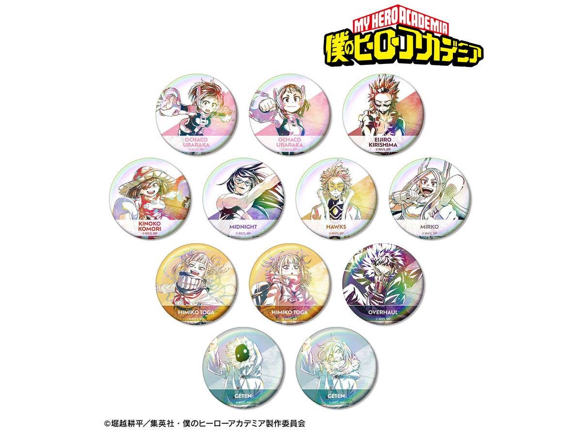 Anime My Hero Academia: Trading Ani-Art 6th Series Aurora Can Badge ver. C: 1Box (12pcs)