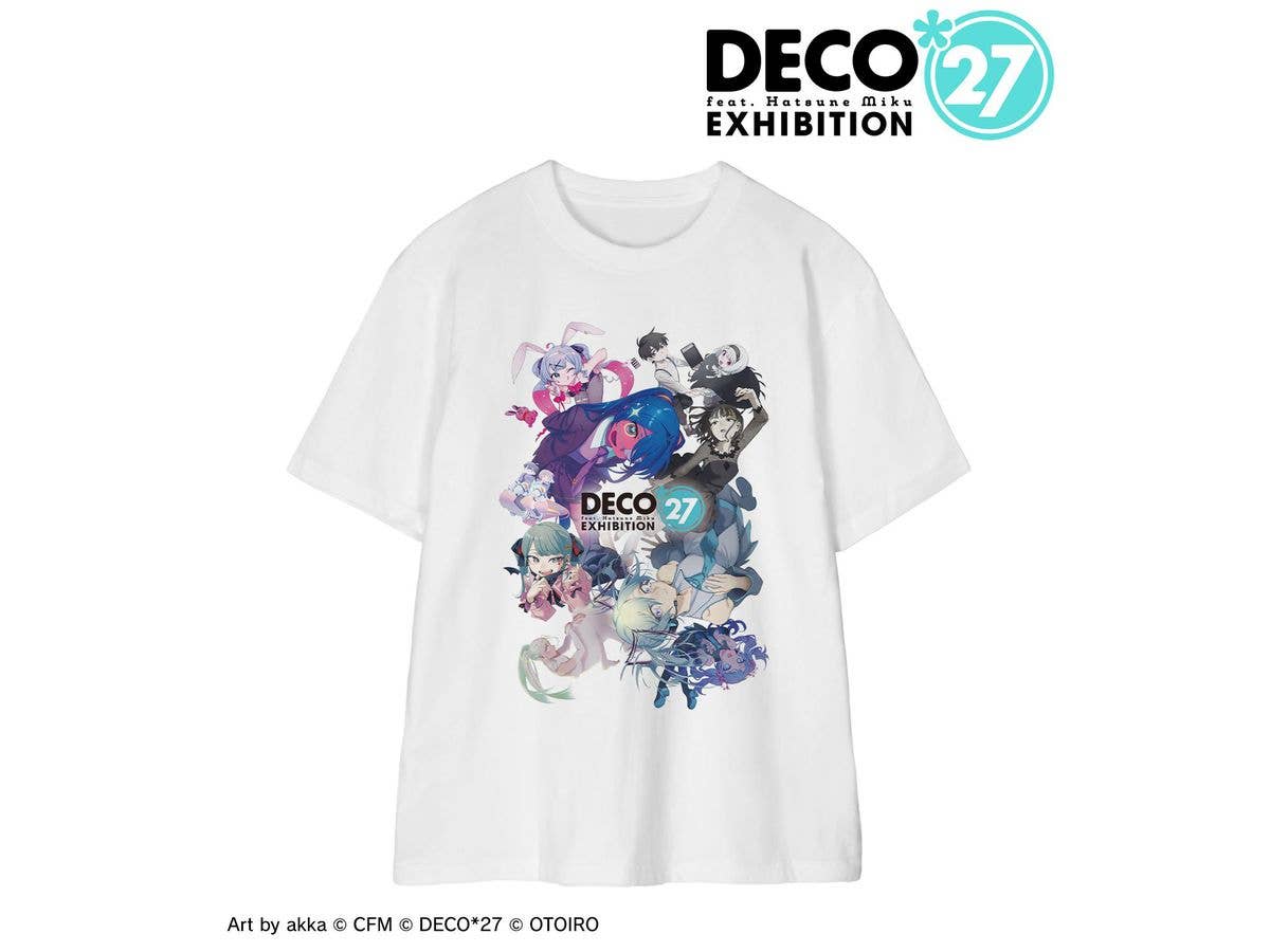 DECO27 feat. Hatsune Miku EXHIBITION Produced by DECO27 / OTOIRO: Key Visual T-Shirt (Unisex, Size L)