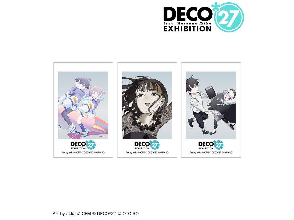 DECO27 feat. Hatsune Miku EXHIBITION Produced by DECO27 / OTOIRO: Key Visual Illustration Card Set of 3 ver.C