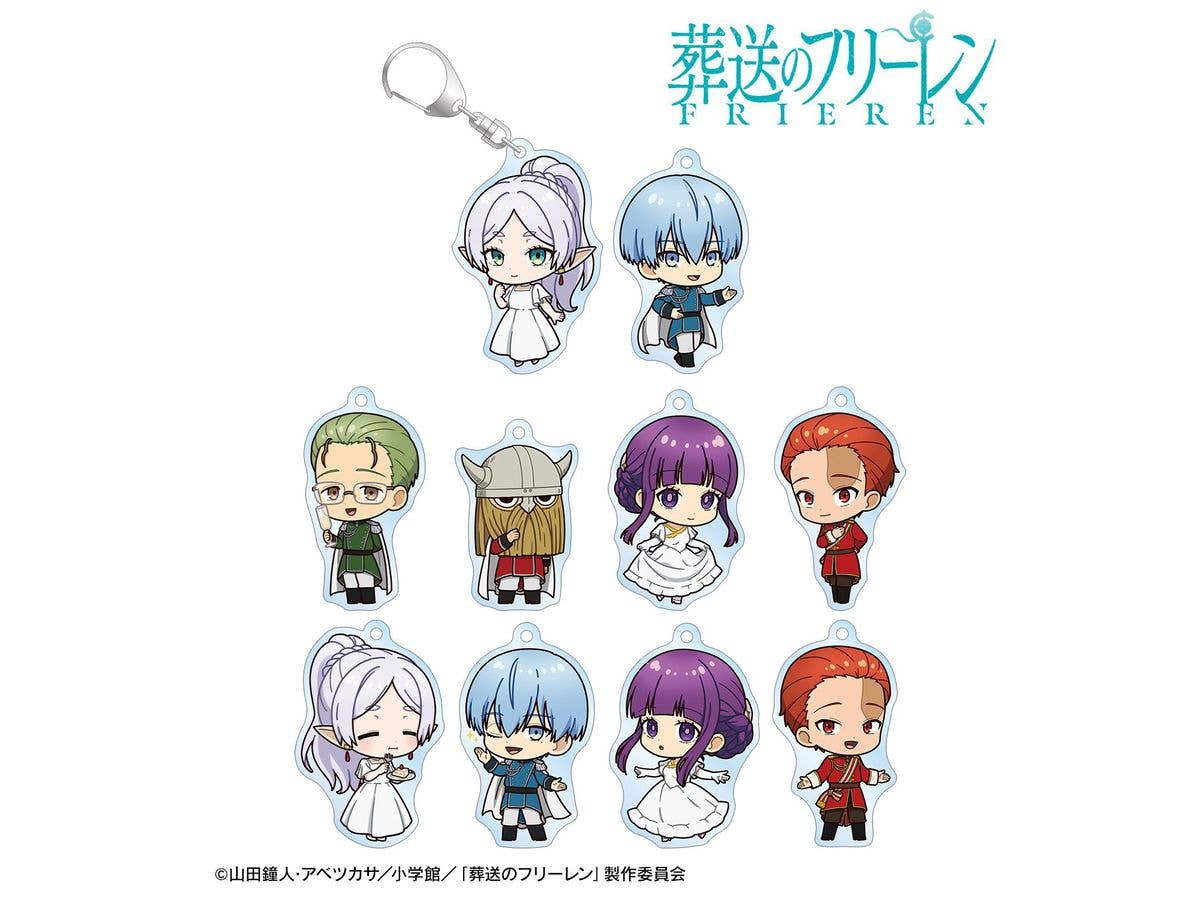 Frieren: Beyond Journey's End - Trading Chibi Character Social Ver. Acrylic Keychain 1 Box (10pcs)