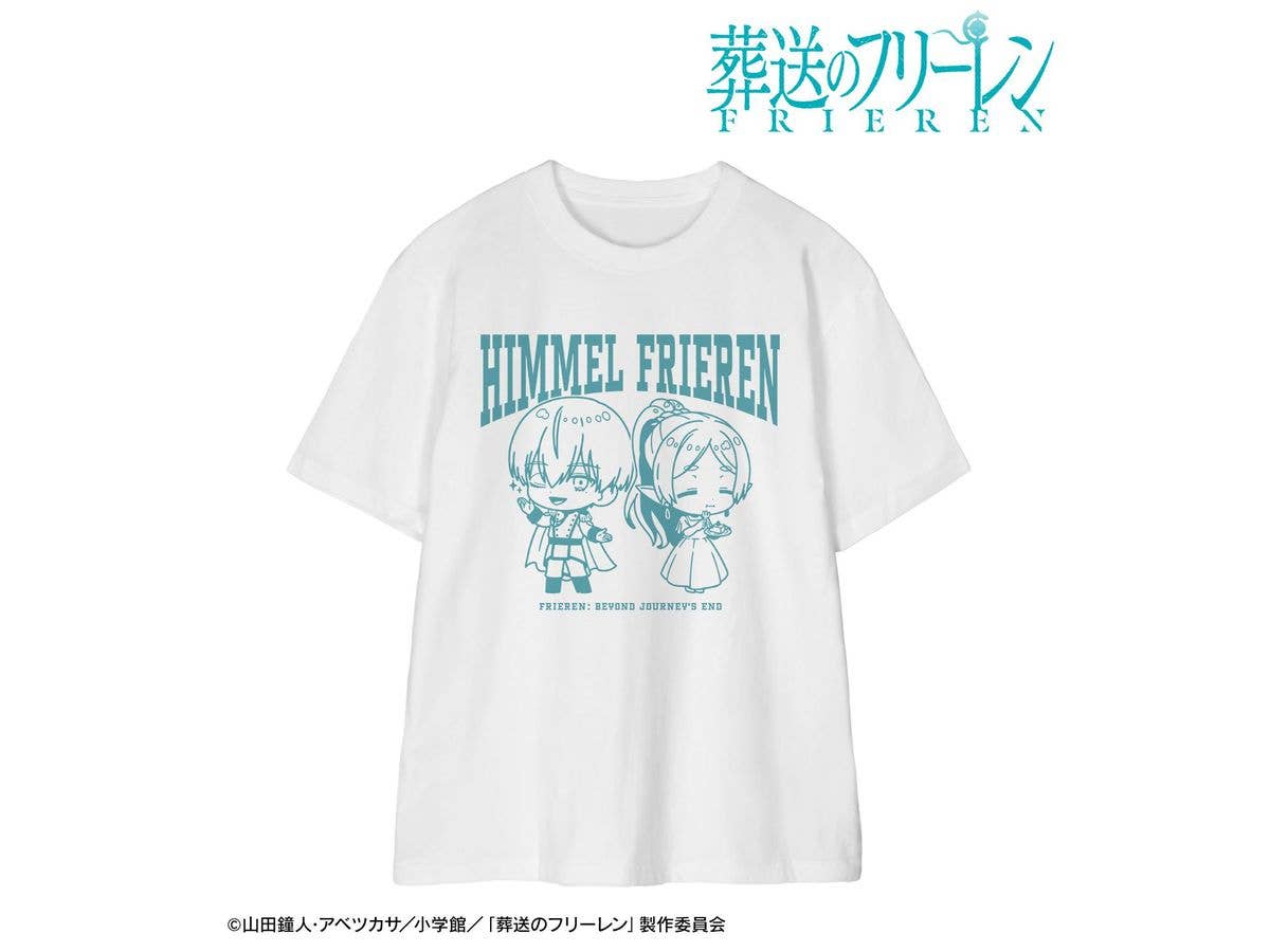 Frieren: Beyond Journey's End - Frieren & Himmel Chibi Character Social Ver. Tee Unisex (Size / XXL)