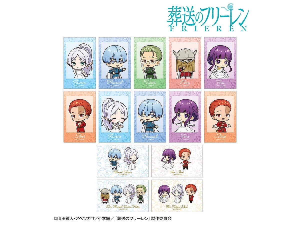 Frieren: Beyond Journey's End - Trading Chibi Character Social Ver. Illustration Cards: 1Box (14pcs)