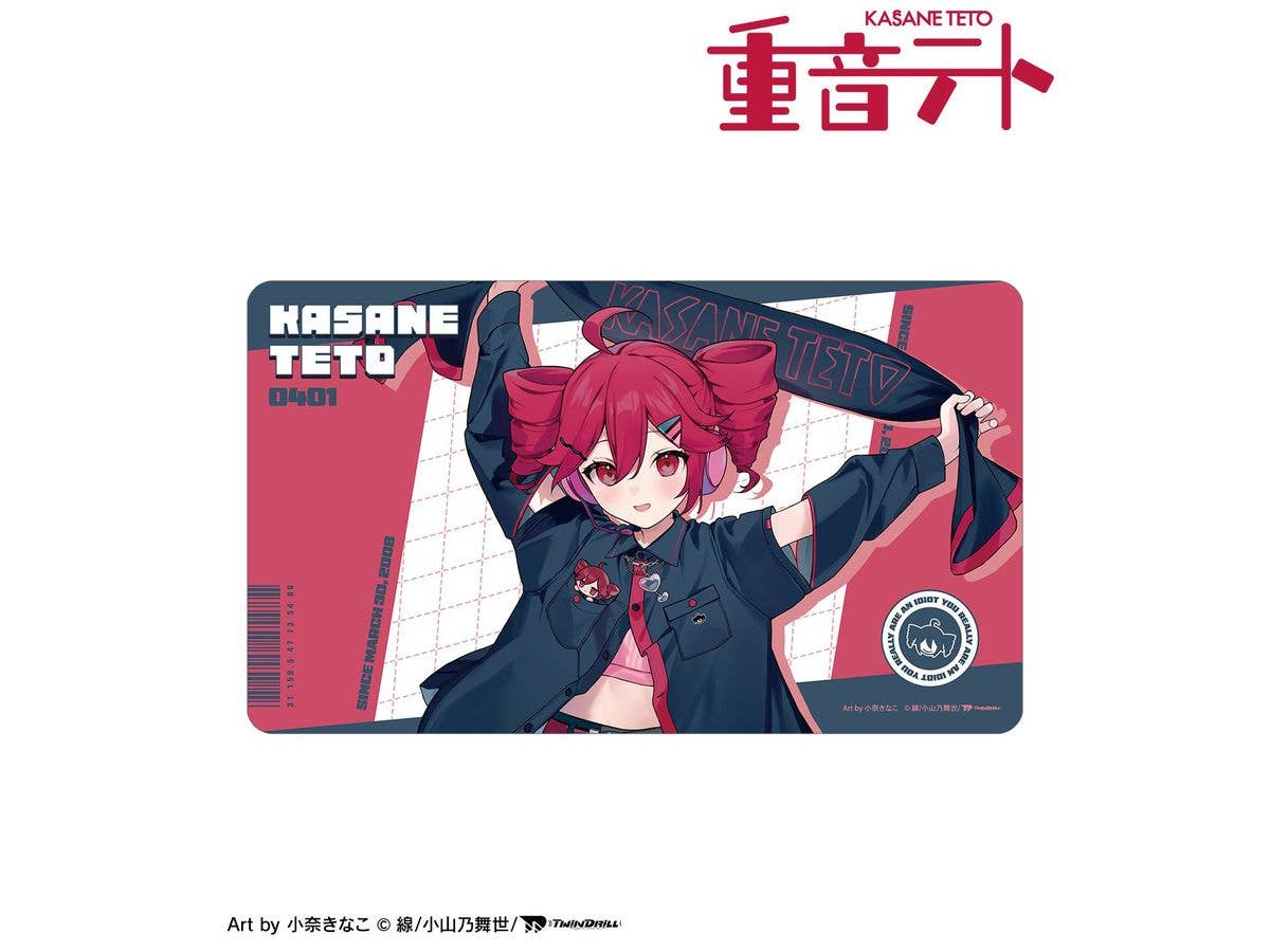 Kasane Teto: Original Motif Jacket Version Art by Kinako Ona Multi-Function Desk Mat