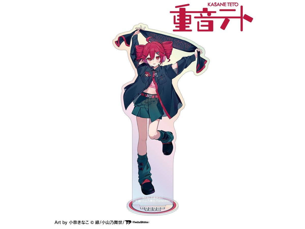 Kasane Teto: Original Motif Jacket Version Art by Kinako Ona Aurora Acrylic Stand