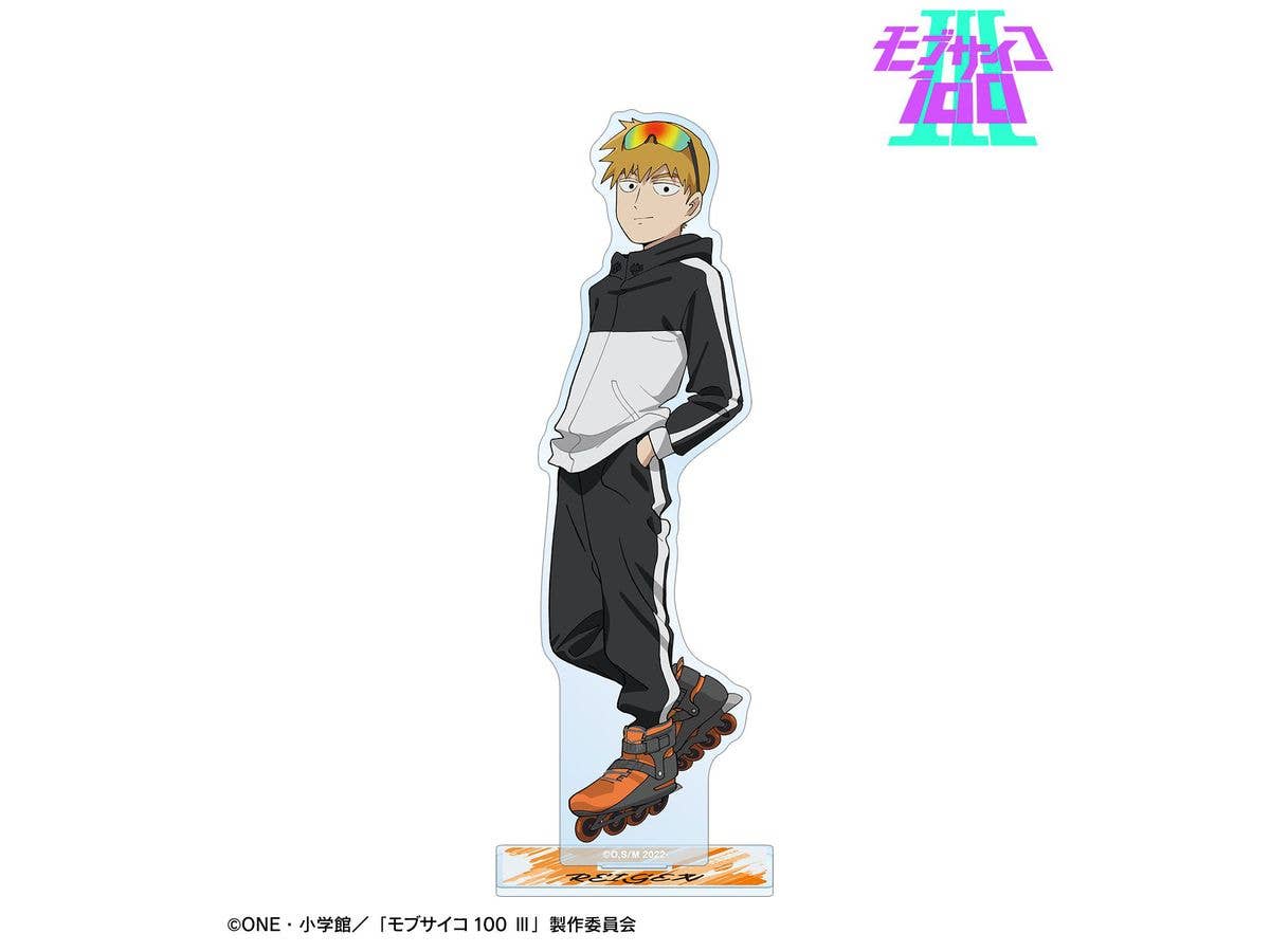 Mob Psycho 100 III: Newly Illustrated Reigen Arataka Street Sports Ver. BIG Acrylic Stand