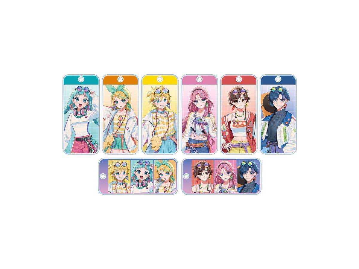 Hatsune Miku: Newly Drawn City Pop Ver. Art by Dolustoy Trading Acrylic Key Tag 1Box 8pcs