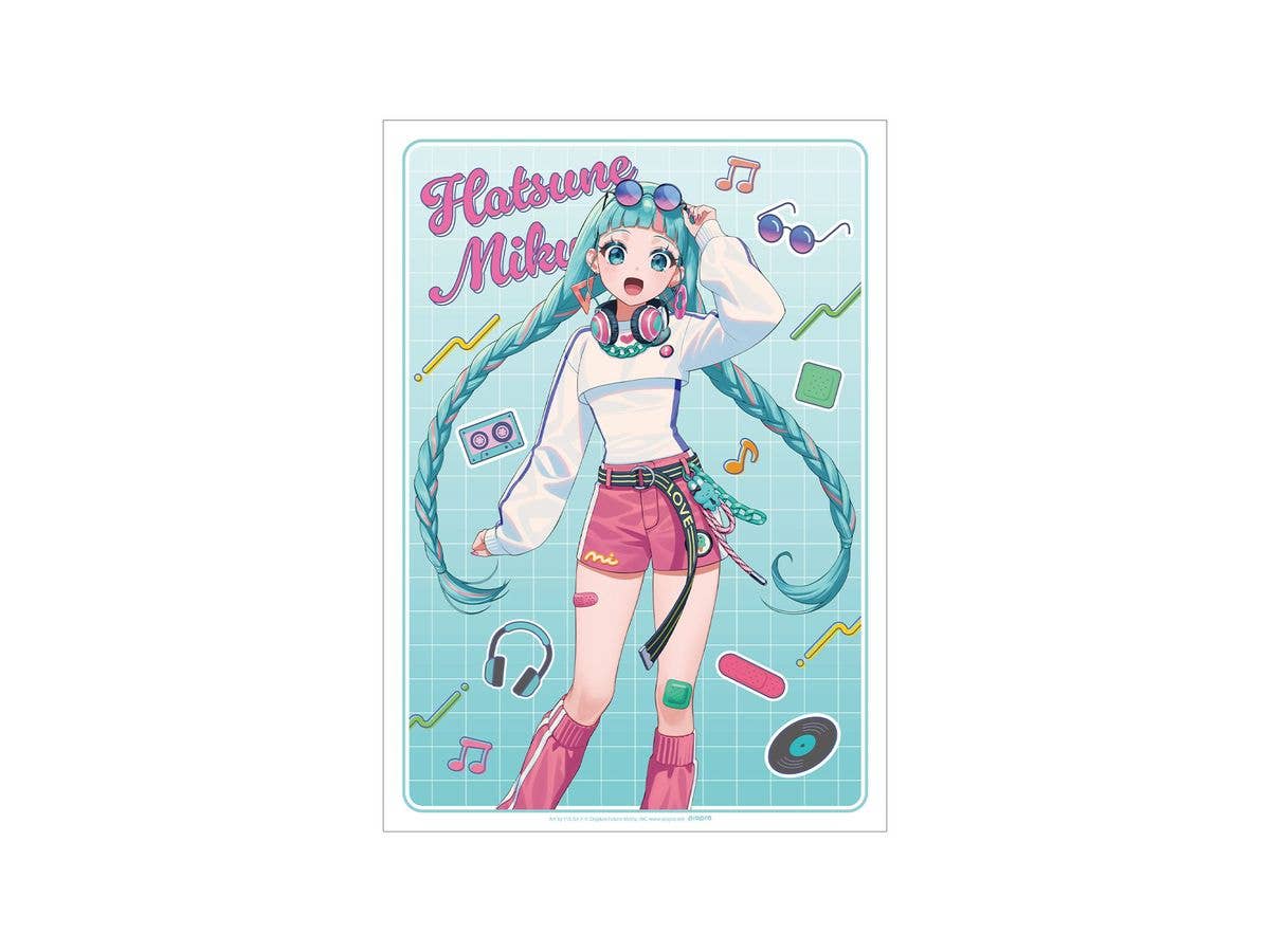 Hatsune Miku: Newly Drawn Hatsune Miku City Pop Ver. Art by Dolustoy A3 Matte-Finish Poster