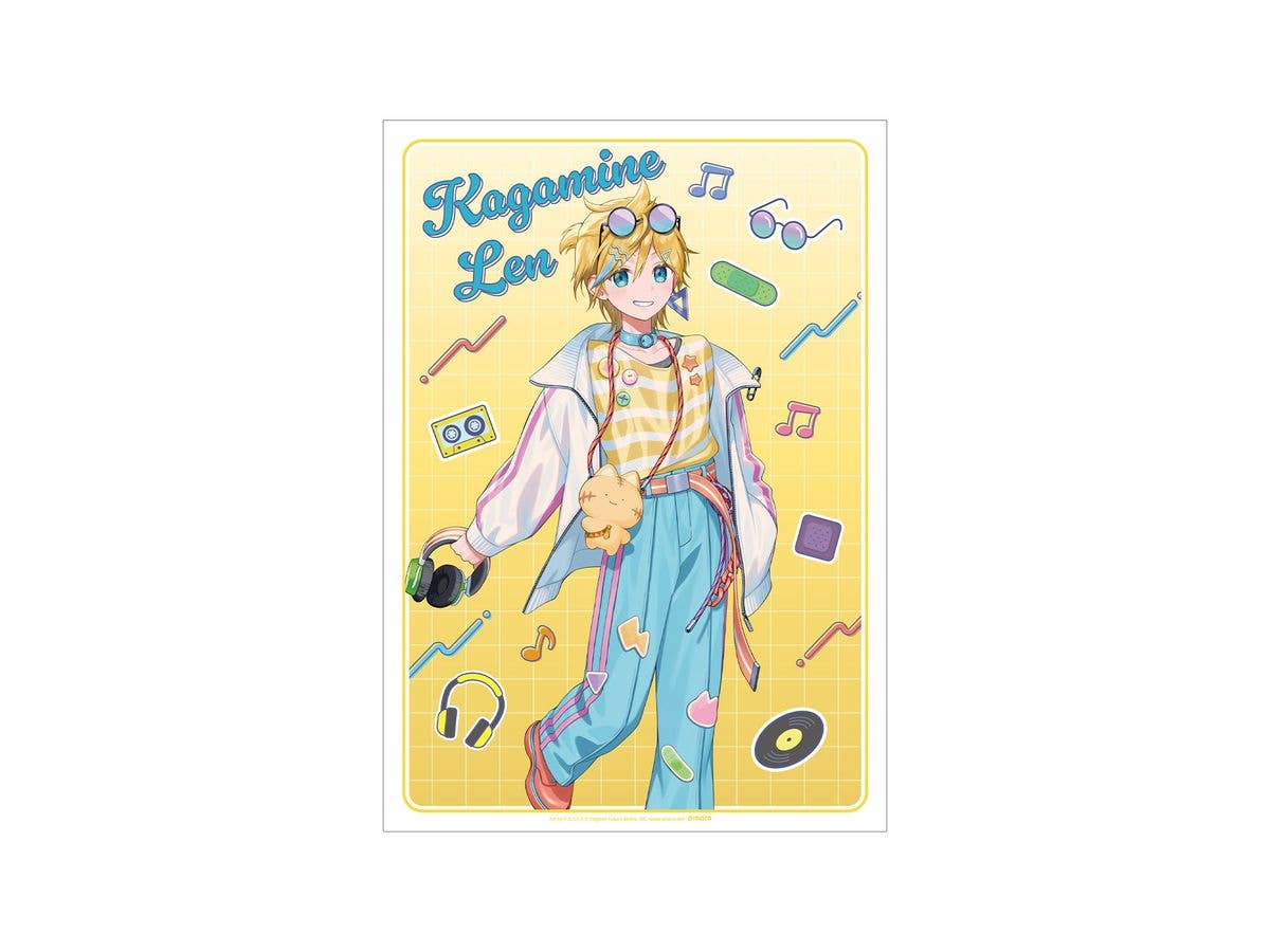 Hatsune Miku: Newly Drawn Kagamine Len City Pop Ver. Art by Dolustoy A3 Matte-Finish Poster