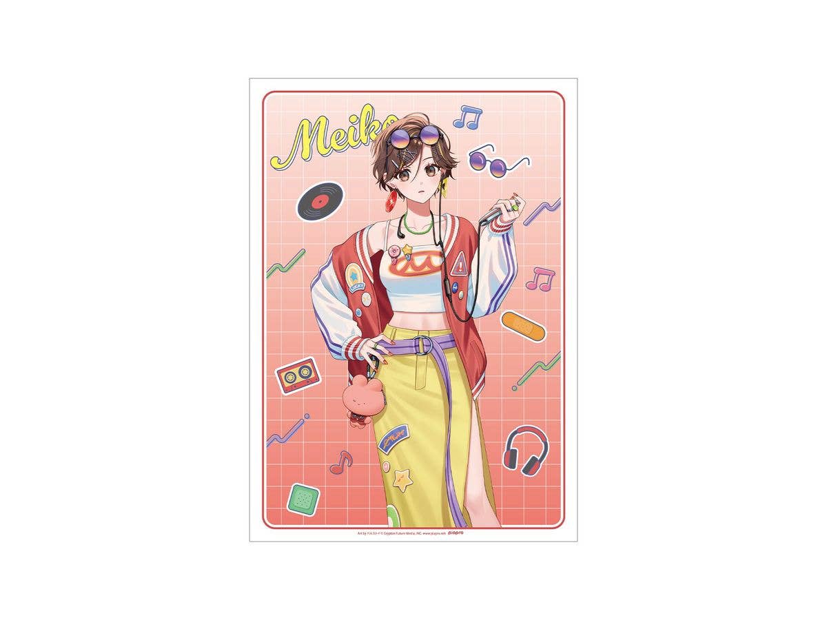 Hatsune Miku: Newly Drawn Meiko City Pop Ver. Art by Dolustoy A3 Matte-Finish Poster