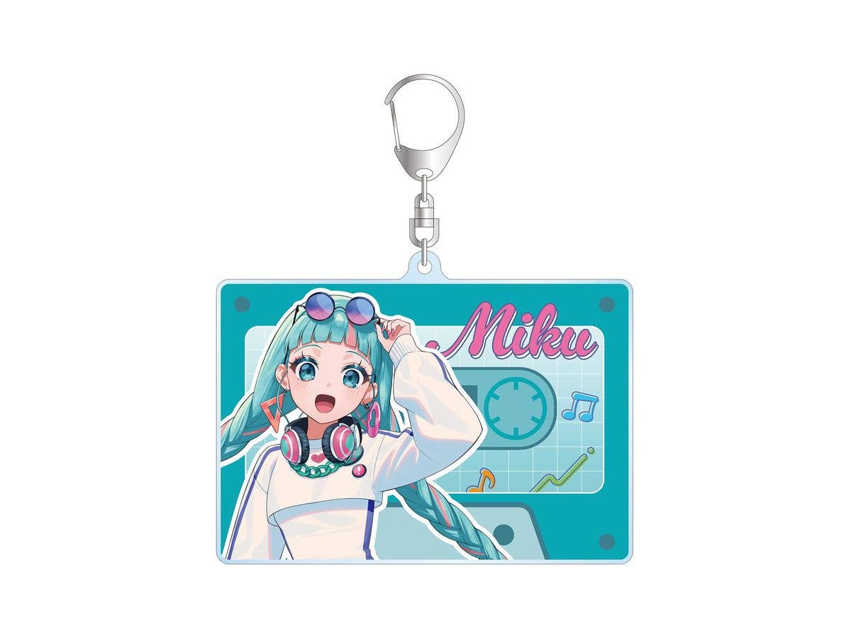 Hatsune Miku: Newly Drawn Hatsune Miku City Pop Ver. Art by Dolustoy Big Acrylic Keychain