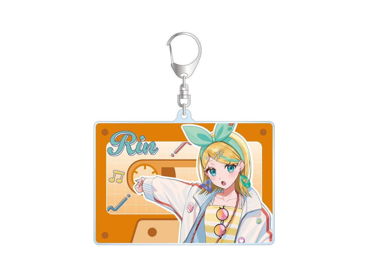 Hatsune Miku: Newly Drawn Kagamine Rin City Pop Ver. Art by Dolustoy Big Acrylic Keychain