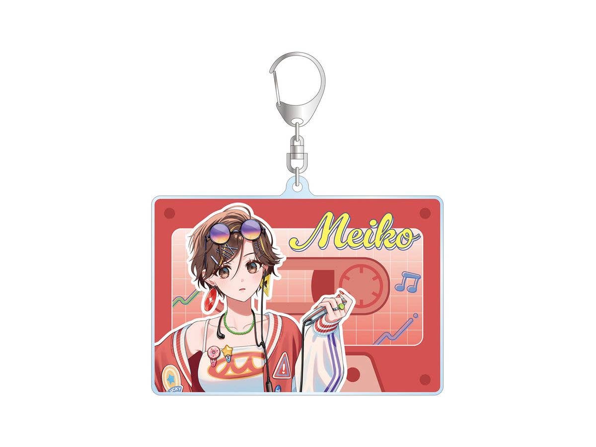 Hatsune Miku: Newly Drawn Meiko City Pop Ver. Art by Dolustoy Big Acrylic Keychain