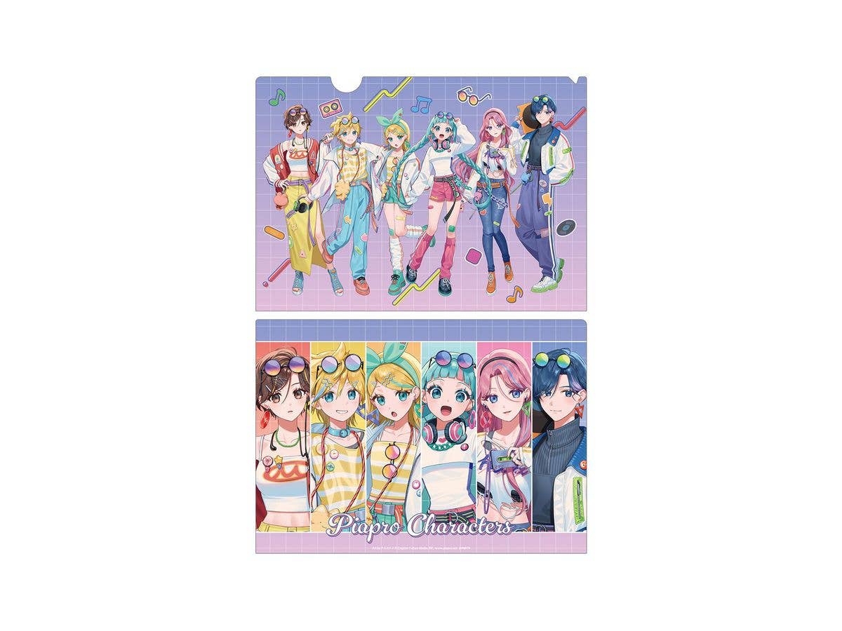 Hatsune Miku: Newly Drawn Gathering City Pop Ver. Art by Dolustoy A4 Clear File