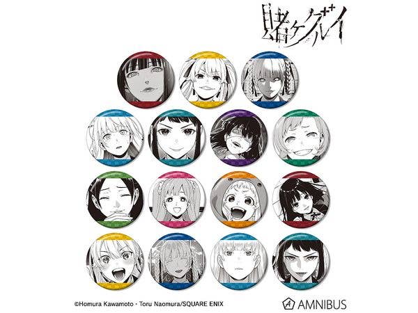 Kakegurui: Trading Original Panel Can Badge 1Box 15pcs