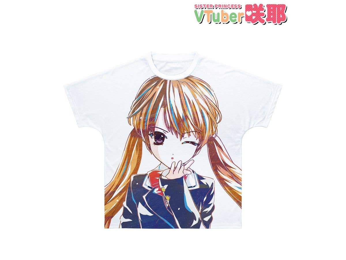 VTuber Sakuya: Sakuya Ani-Art Full Graphic T-Shirt Unisex (Size/M)