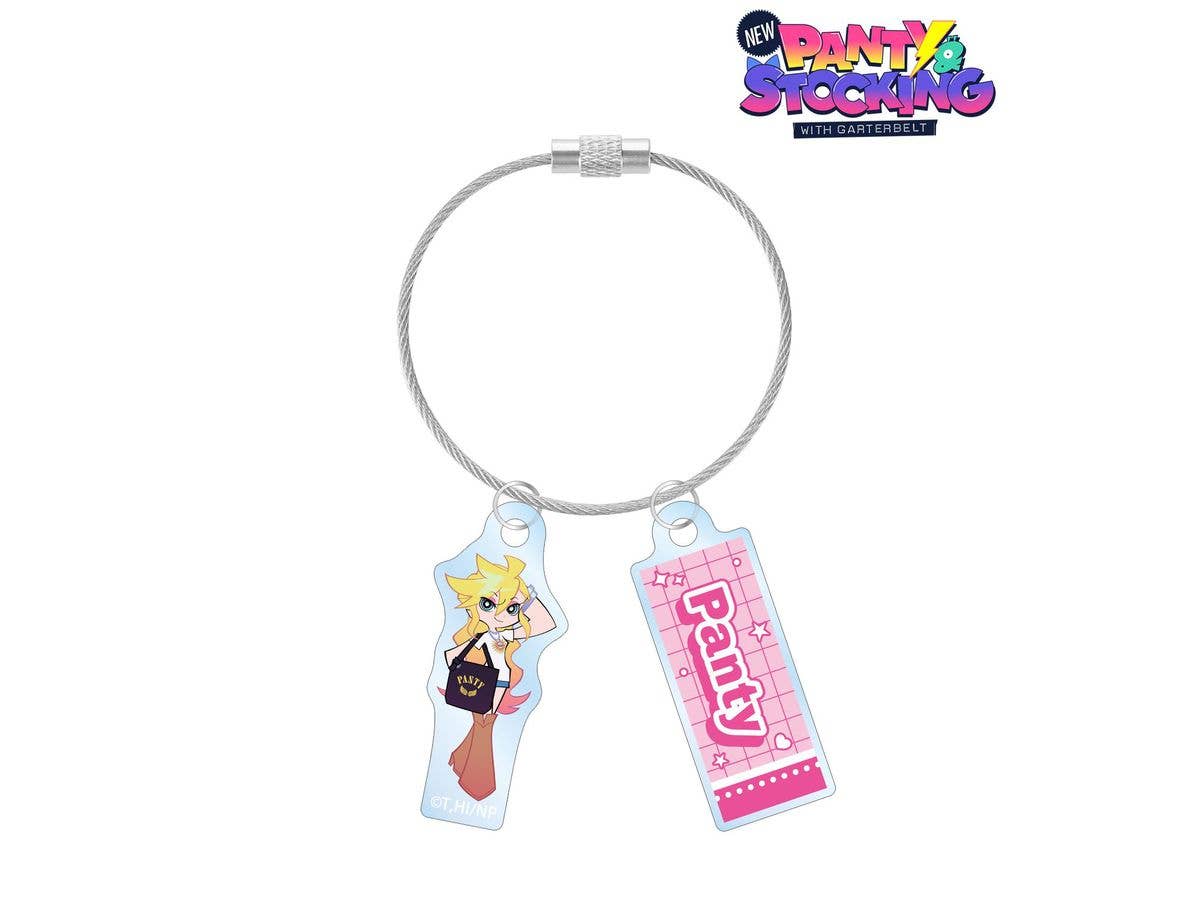 New PANTY & STOCKING with GARTERBELT: Original Illustration Panty Model ver. Double Wire Acrylic Keychain ver.A