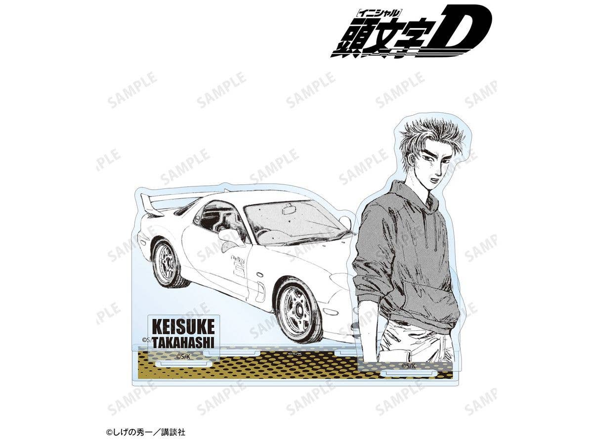 Original work Initial D: Keisuke Takahashi BIG acrylic stand with original panel parts