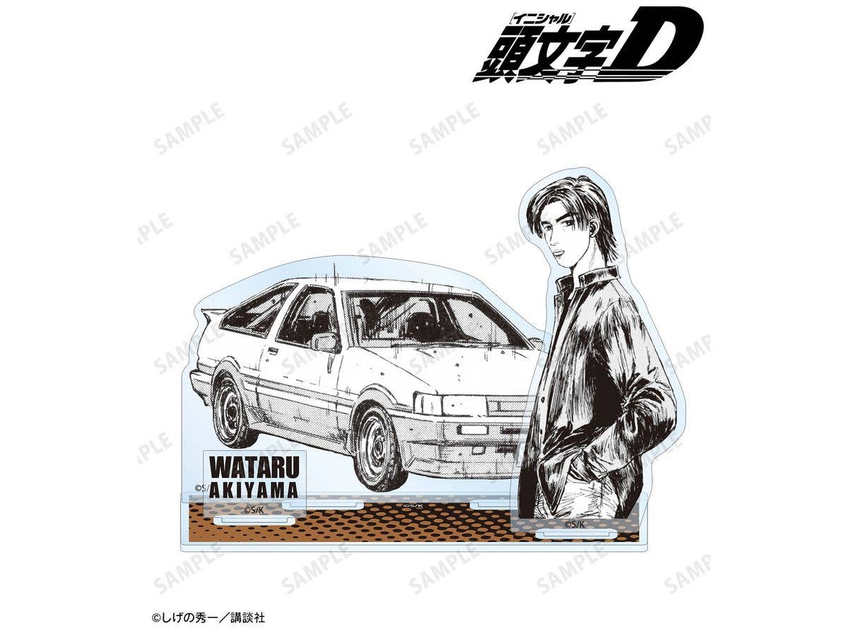 Original Initial D: Wataru Akiyama BIG Acrylic Stand with Original Panel Parts