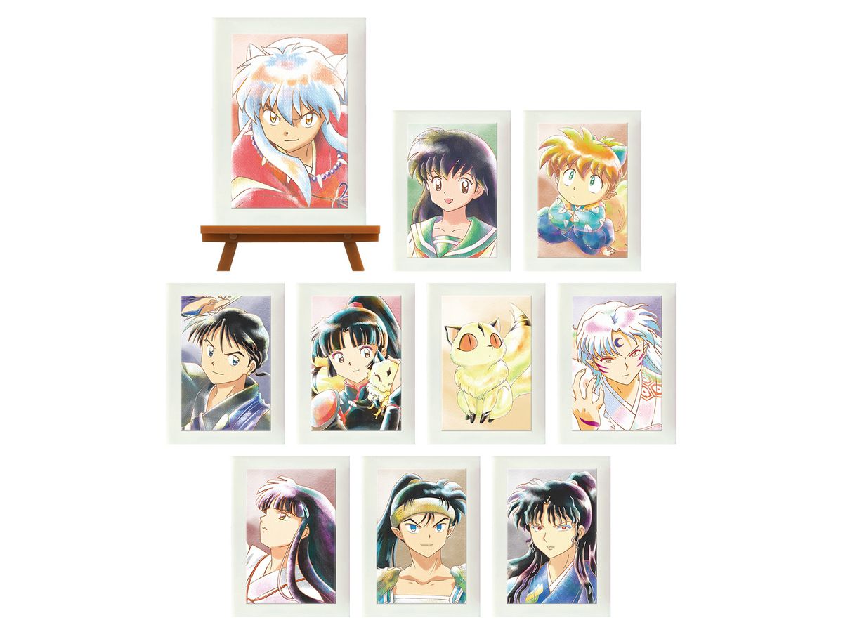 Inuyasha: Trading Ani-Art aqua label Mini Art Frame: 1Box (10pcs)