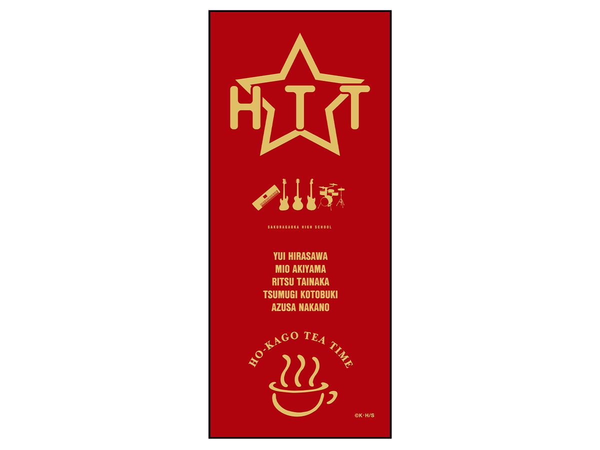K-On!: Ho-Kago Tea Time Face Towel