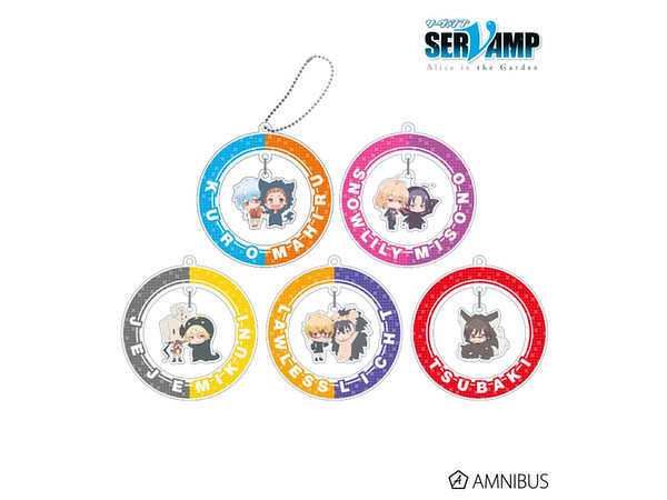 Servamp -Alice in the Garden- Trading Yura Yura Acrylic Keychain 1Box 5pcs