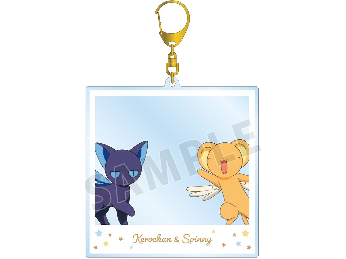 Cardcaptor Sakura: Kero-Chan & Suppi Instant Camera Style BIG Acrylic Keychain