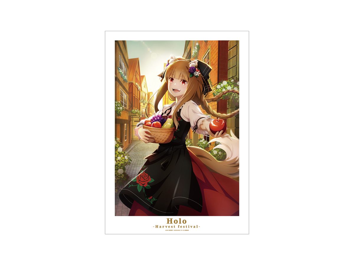 Spice and Wolf MERCHANT MEETS THE WISE WOLF Holo Harvest Festival Visual A3 Matte Poster