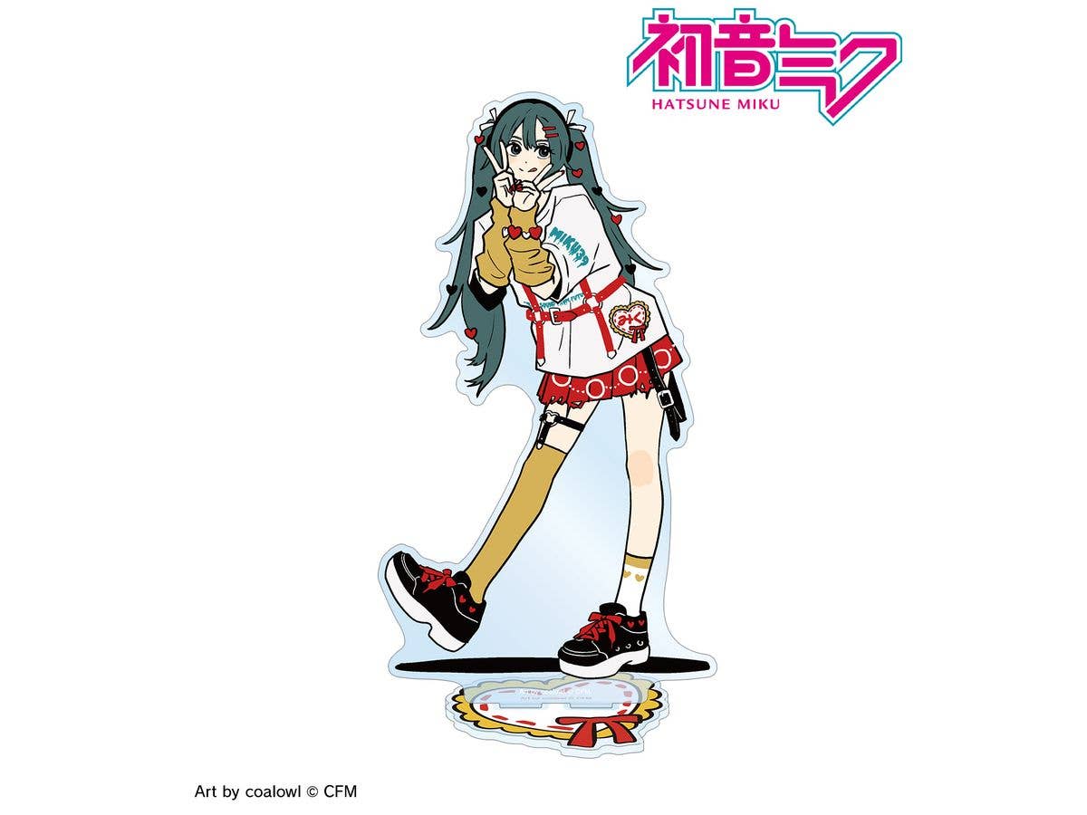 Hatsune Miku: Newly Drawn Heart Ver. Art By Coalowl Big Acrylic Stand Ver.A