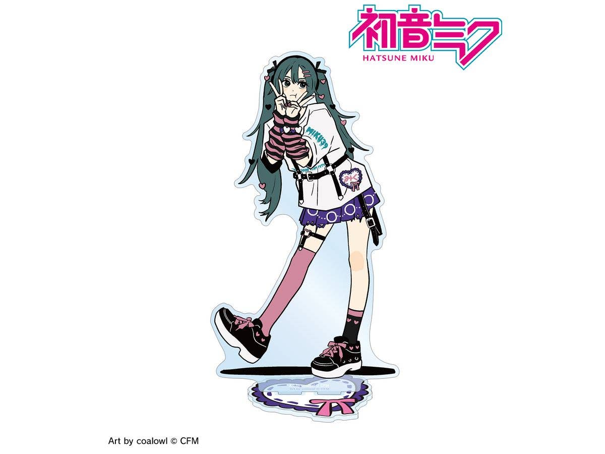 Hatsune Miku: Newly Drawn Heart Ver. Art By Coalowl Big Acrylic Stand Ver.B