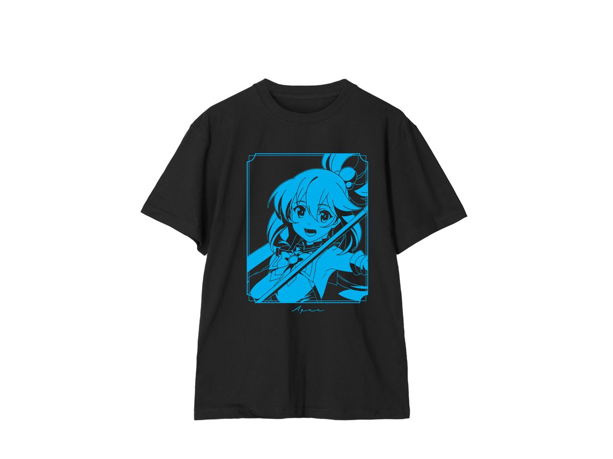 TV anime KonoSuba 3 Aqua  T-Shirts Women L