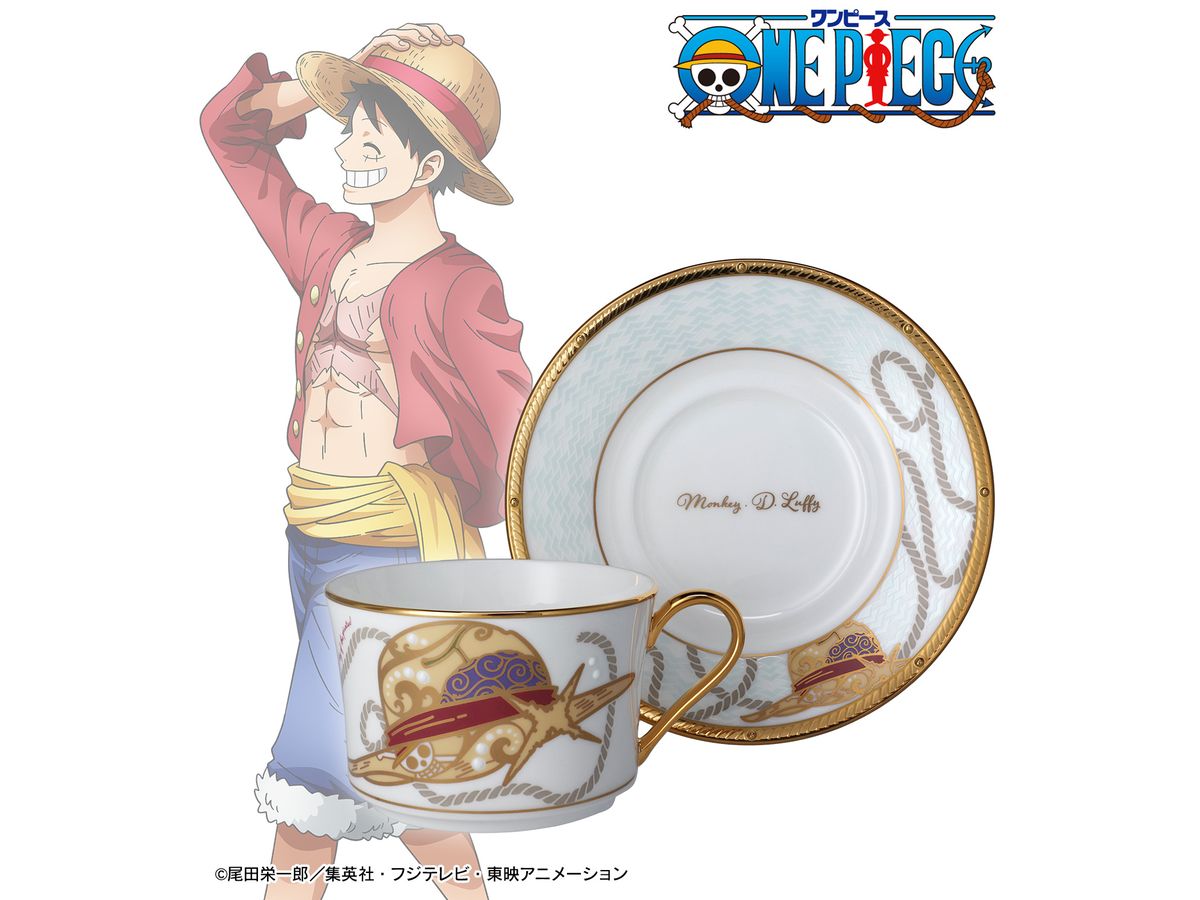 Tv Anime One Piece: Noritake Collaboration Monkey D. Luffy Cup & Saucer
