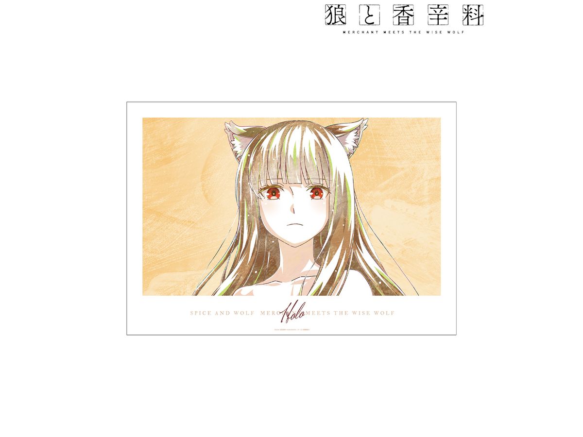 Tv Anime Spice And Wolf MERCHANT MEETS THE WISE WOLF: Holo Ani-Art A3 Matte Processing Poster Ver.C