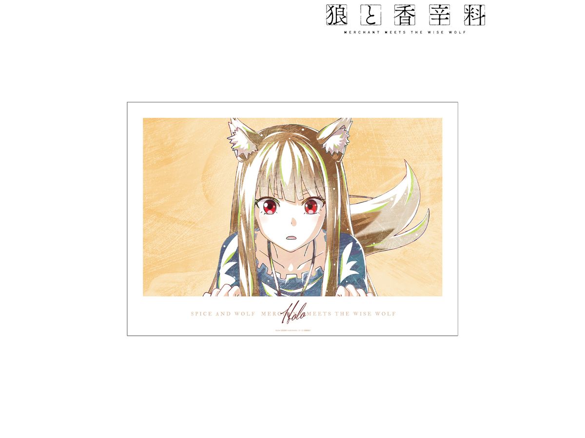 Tv Anime Spice And Wolf MERCHANT MEETS THE WISE WOLF: Holo Ani-Art A3 Matte Processing Poster Ver.G