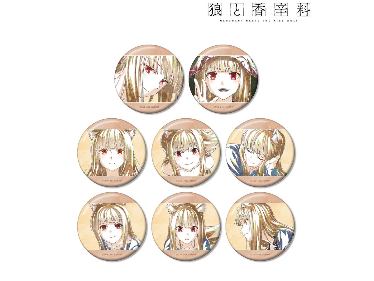 Tv Anime Spice And Wolf MERCHANT MEETS THE WISE WOLF: Trading Ani-Art Can Badge 1Box 8pcs