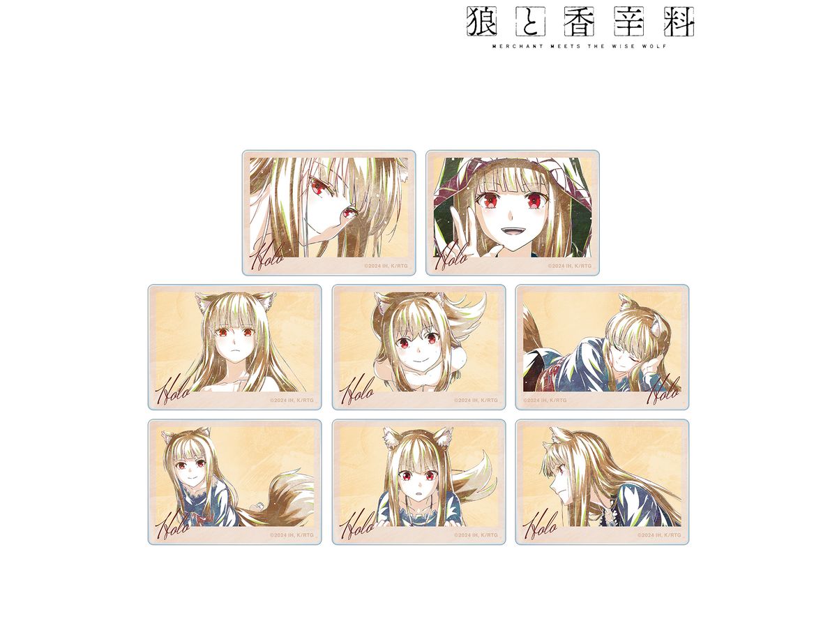 TV Anime Spice And Wolf MERCHANT MEETS THE WISE WOLF: Trading Ani-Art Acrylic Card: 1Box (8pcs)
