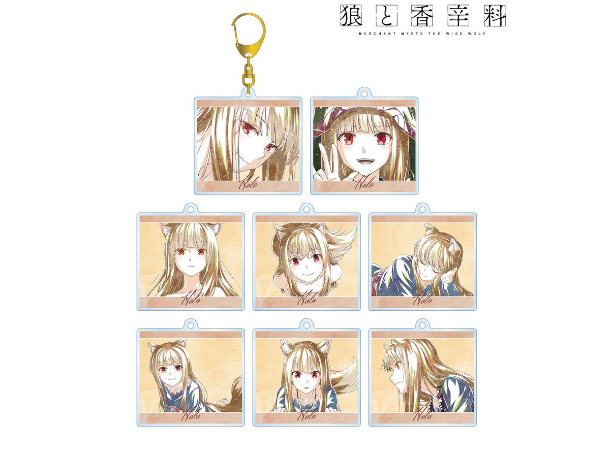TV Anime Spice And Wolf MERCHANT MEETS THE WISE WOLF: Trading Ani-Art Acrylic Key Chain: 1Box (8pcs)
