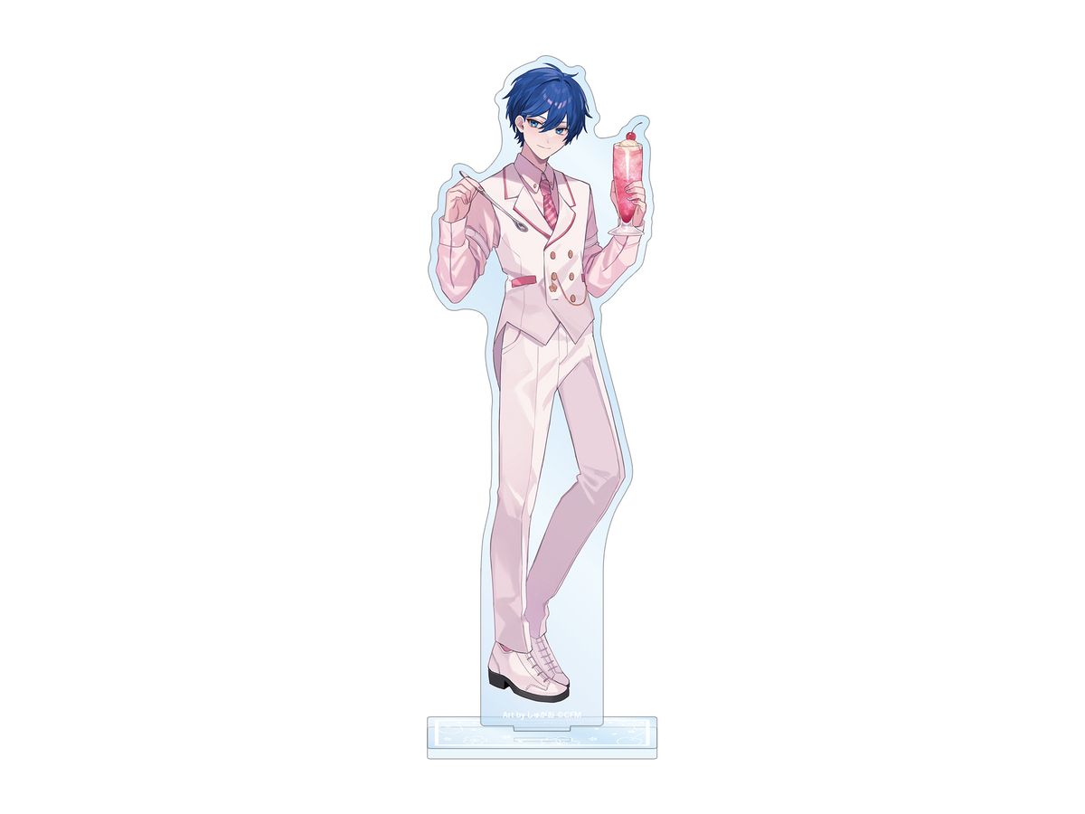 Sakura Miku Newly Drawn KAITO Cherry Blossom Party ver. Art by Shugao BIG Acrylic Stand