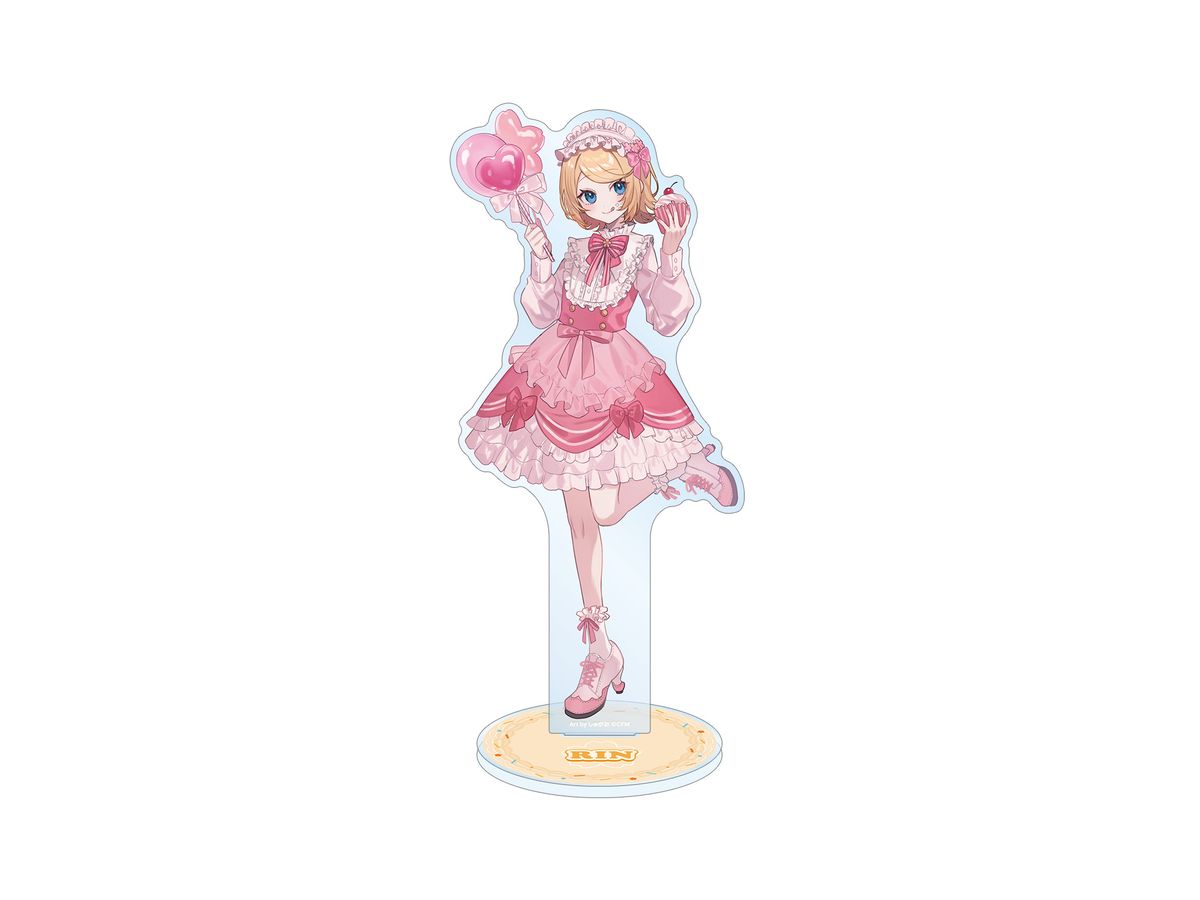Sakura Miku Newly Drawn Kagamine Rin Cherry Blossom Party ver. Art by Shugao Extra Large Acrylic Stand