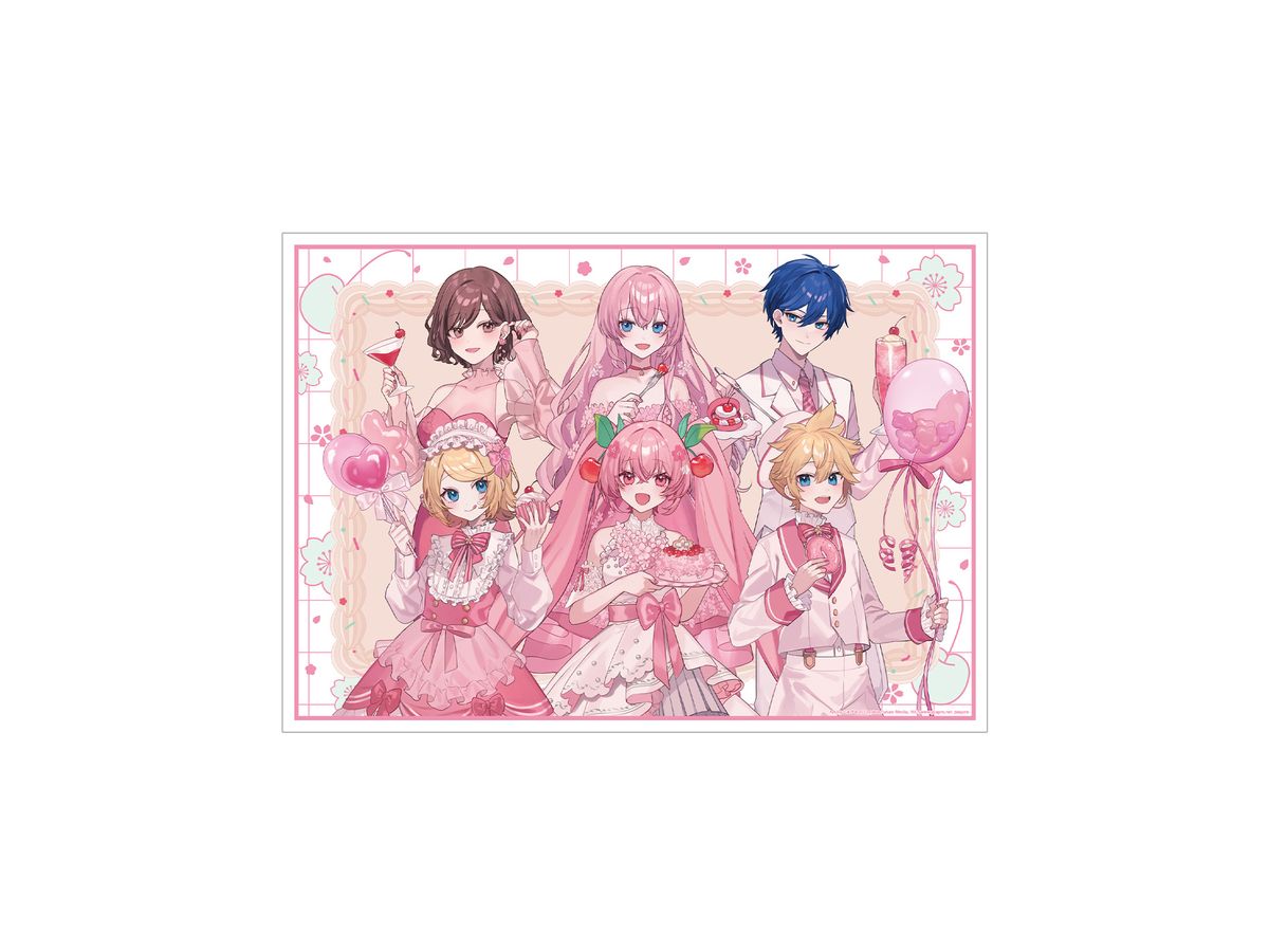 Sakura Miku Newly Drawn Gather Cherry Blossom Party ver. Art by Shugao A3 Matte Processing Poster