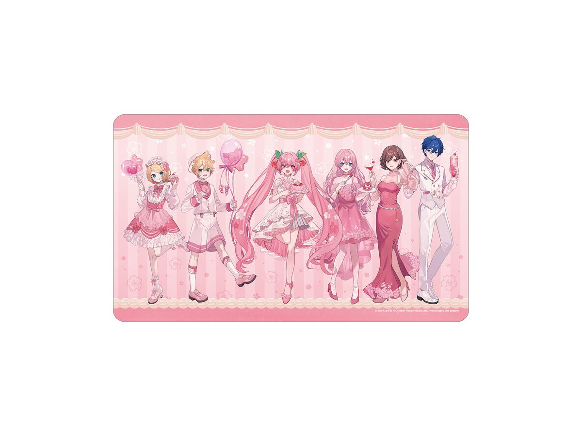 Sakura Miku Newly Drawn Gather Cherry Blossom Party ver. Art by Shugao Multi Desk Mat