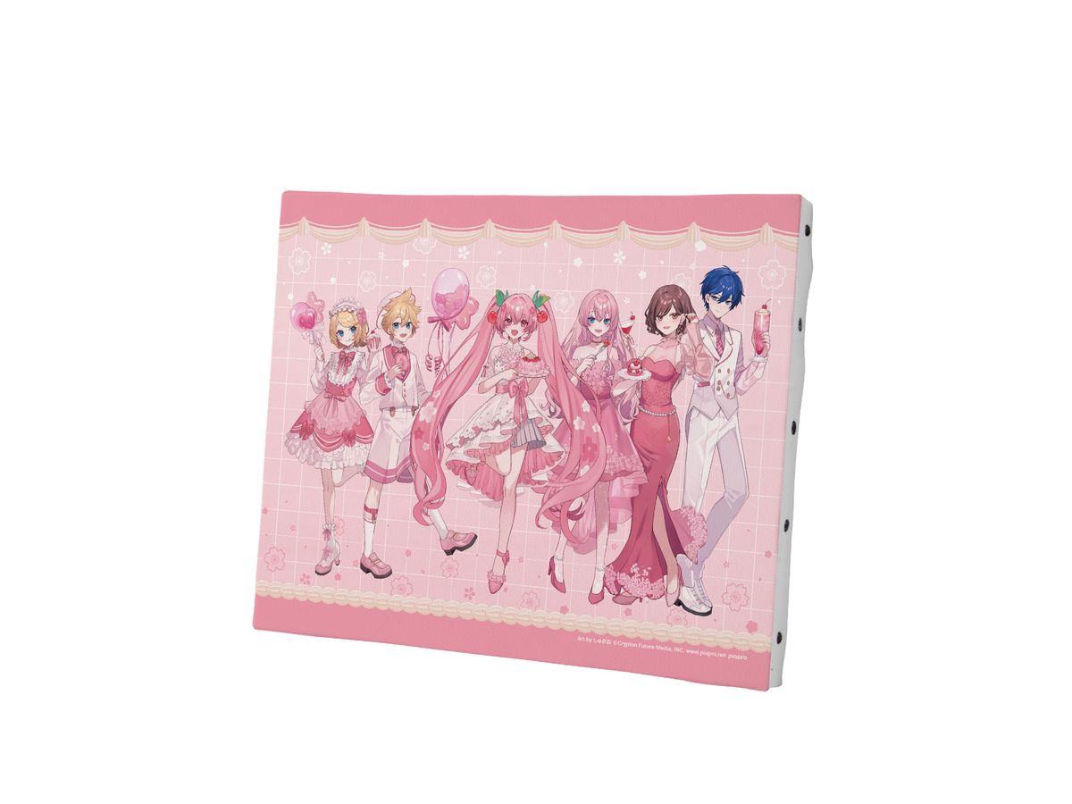 Sakura Miku Newly Drawn Gather Cherry Blossom Party ver. Art by Shugao  Canvas Board