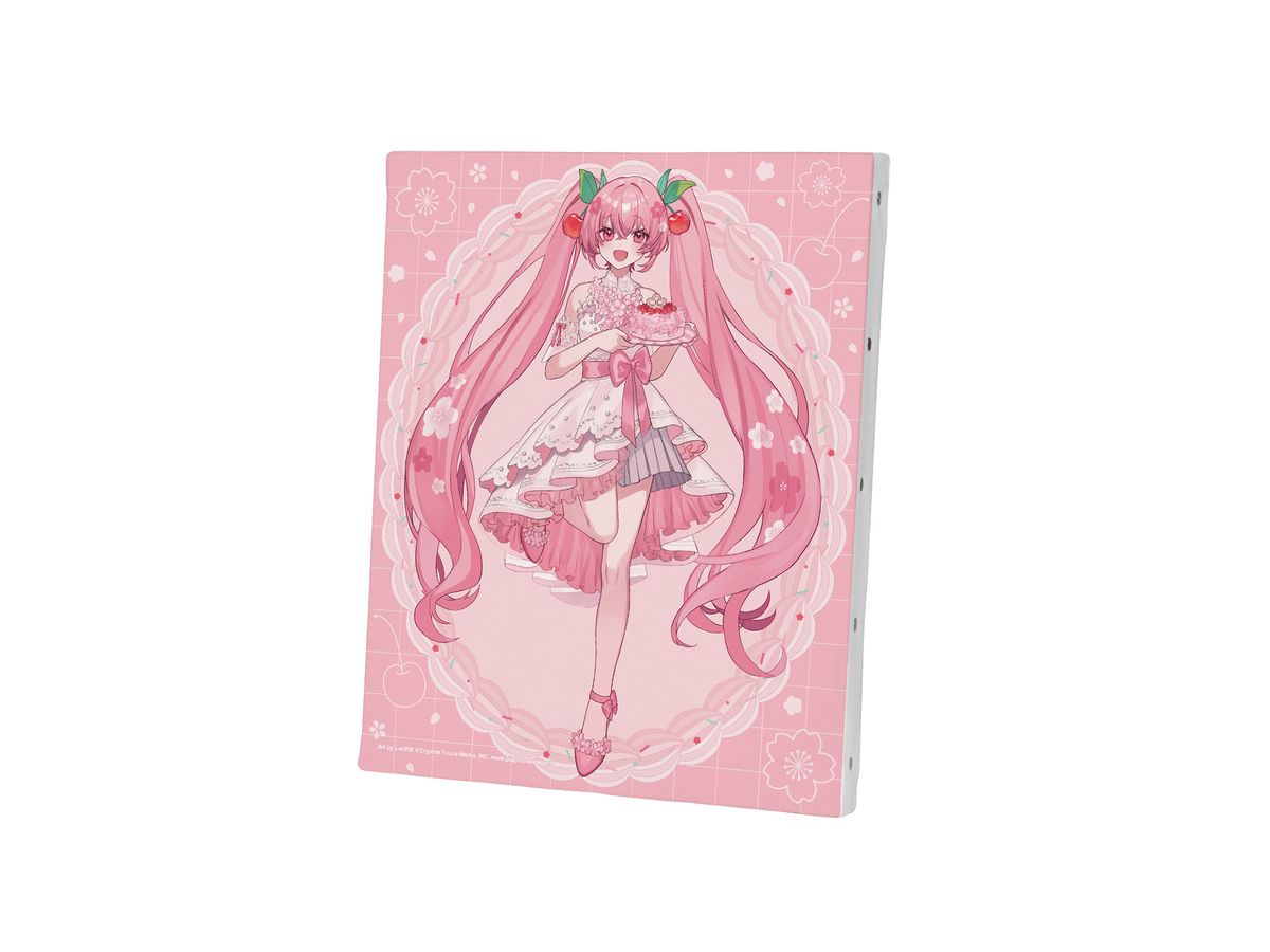 Sakura Miku Newly Drawn Sakura Miku Cherry Blossom Party ver. Art by Shugao  Canvas Board