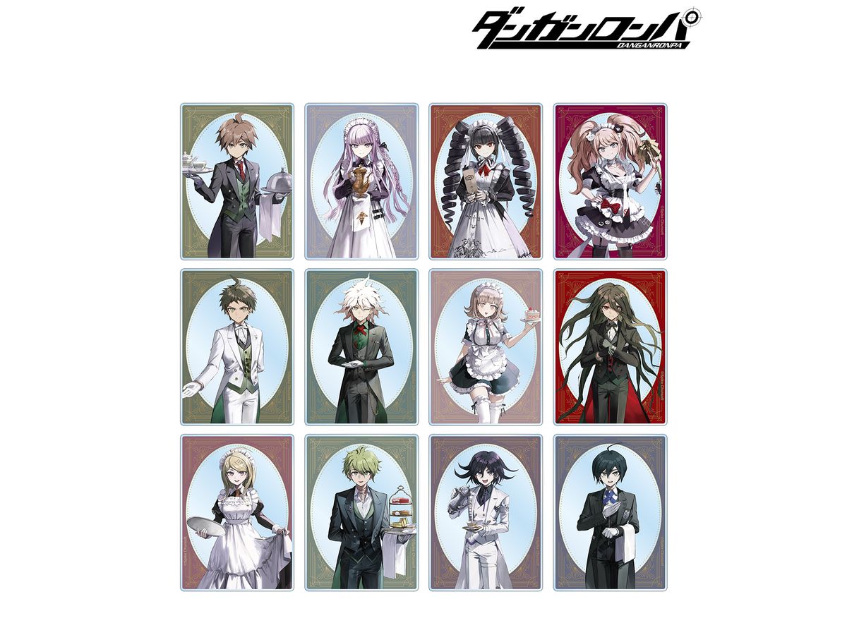 Danganronpa: Wata-San Illustration Maid & Butler Ver. Trading Acrylic Card: 1Box (12pcs)