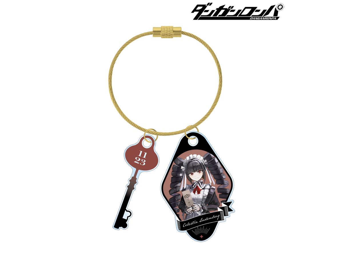 Danganronpa: Wata-San Illustration Celestia Ludenberg Maid & Butler Ver. 2 Wire Acrylic Key Chain