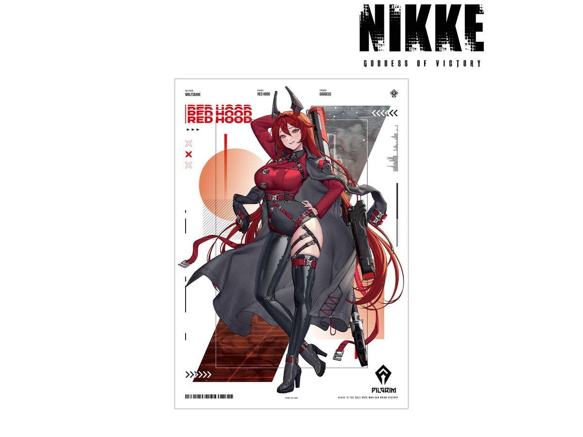 Goddess Of Victory: Nikke: Lovecacao Illustration Red Hood Tactical Fashion Ver. A3 Matte Poster