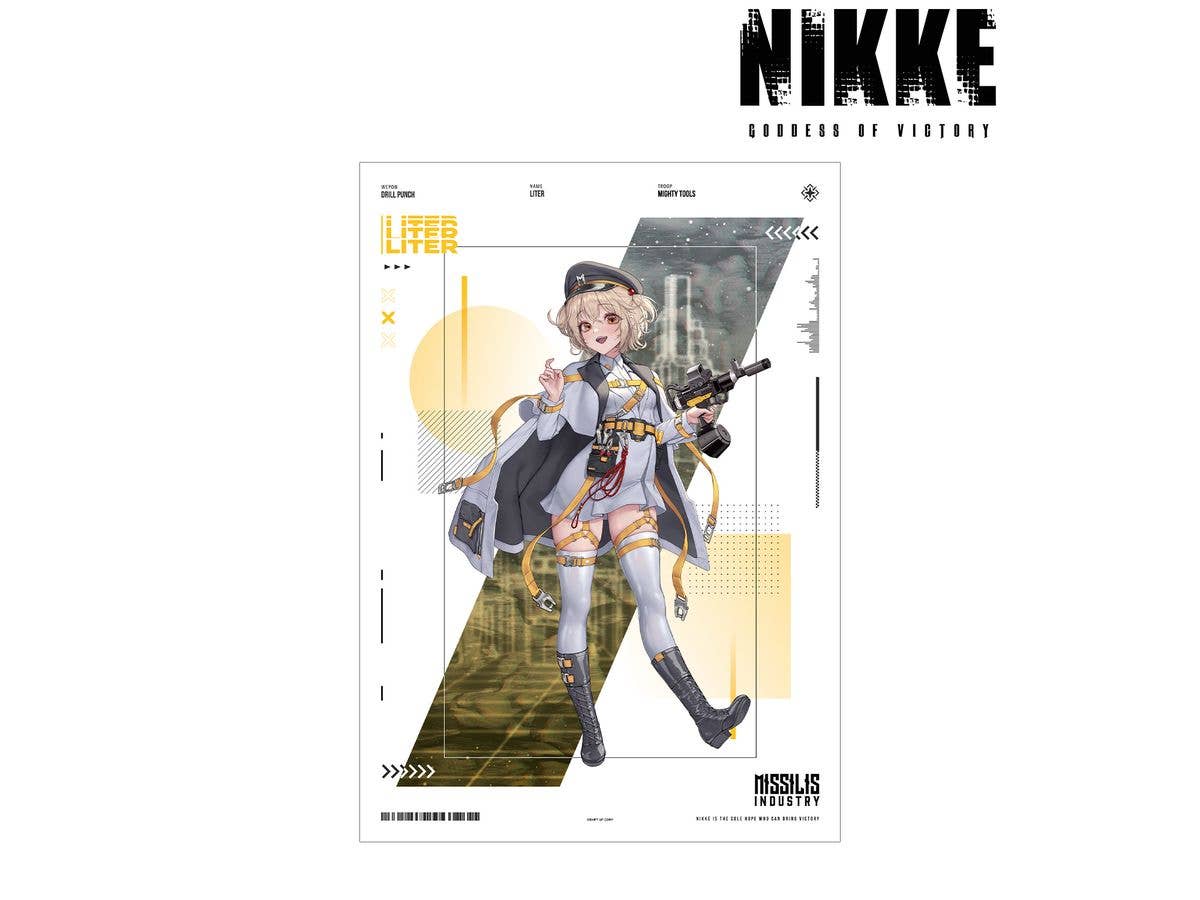 Goddess Of Victory: Nikke: Lovecacao Illustration Litter Tactical Fashion Ver. A3 Matte Poster