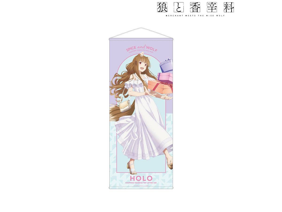 Spice and Wolf MERCHANT MEETS THE WISE WOLF: Newly Drawn Holo Beautiful Fashion Shopping ver. Life-size tapestry